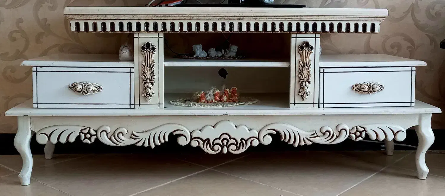 گنجه و میز تلویزیون|بوفه، ویترین، کنسول|گلبهار, شهر جدید گلبهار|دیوار