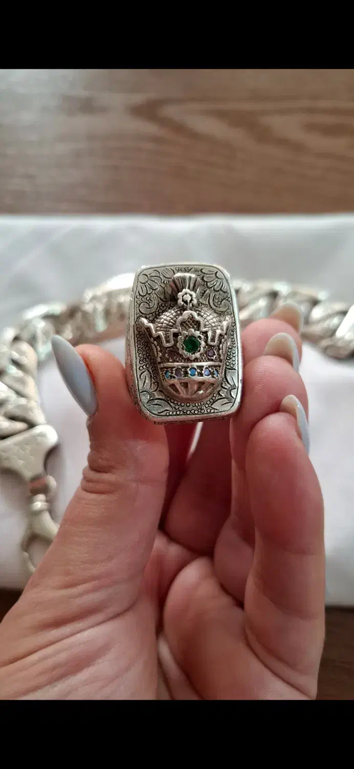 دستبند و انگشتر نقره|جواهرات|لاهیجان, شهید آوینی|دیوار