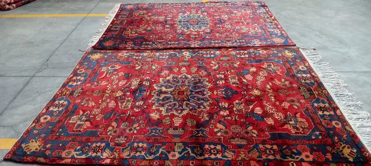 انواع قالیچه های نهاوند و قشقایی|فرش|قم, باغ کرباسی|دیوار