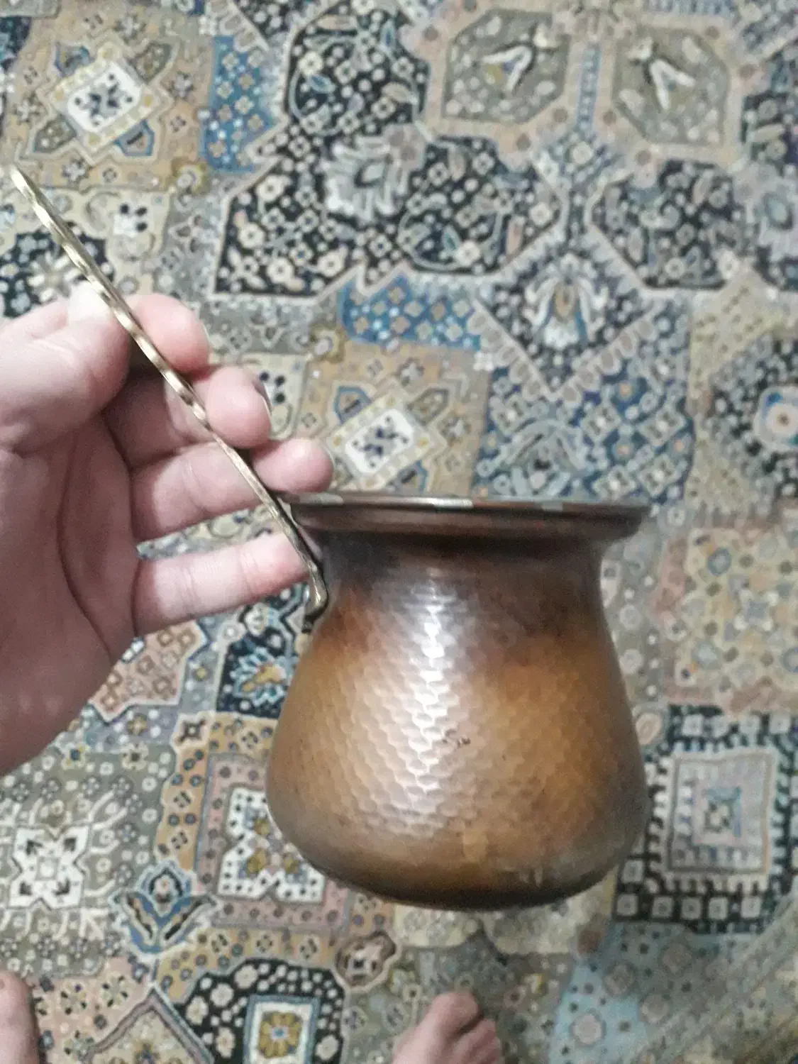 قهوه جوش مسی کار دست|سماور، چایساز، قهوهساز|گنبد کاووس, |دیوار