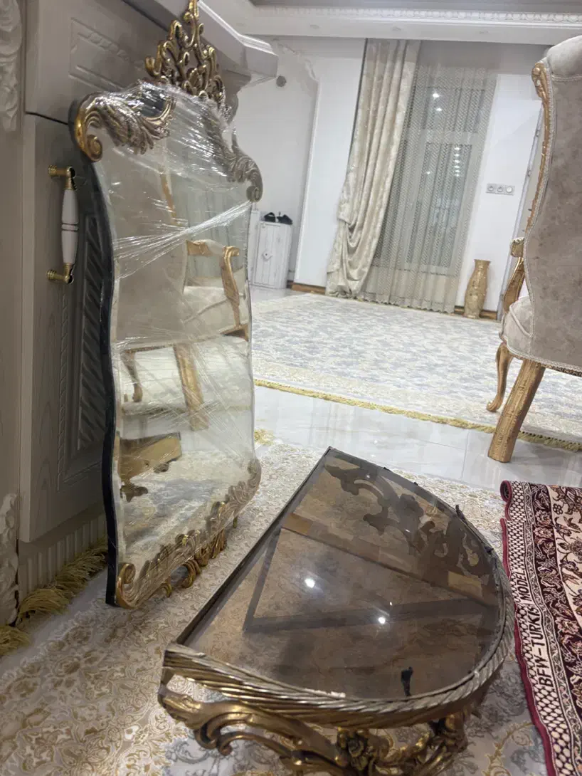 آینه کنسول|مبلمان خانگی و میز عسلی|مسجد سلیمان, |دیوار