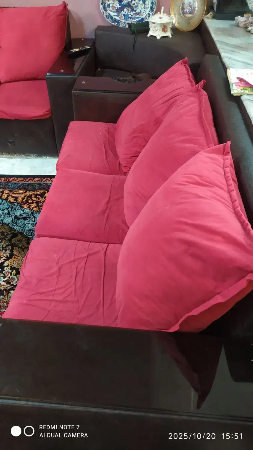 مبل ال صورتی|مبلمان خانگی و میز عسلی|رشت, پیرکلاچای|دیوار