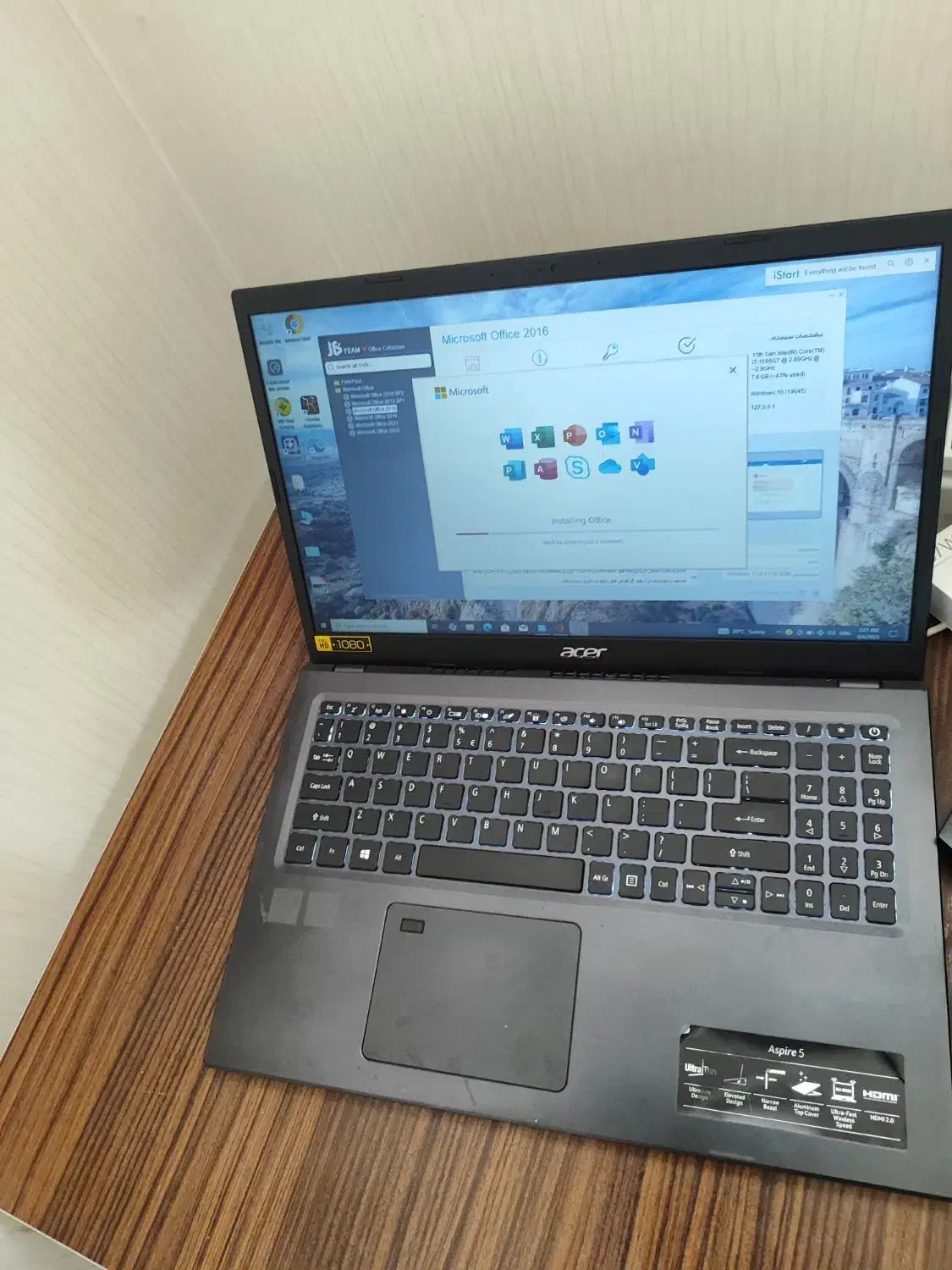 لپتاپ Acer aspire|رایانه همراه|شیراز, ابیوردی|دیوار