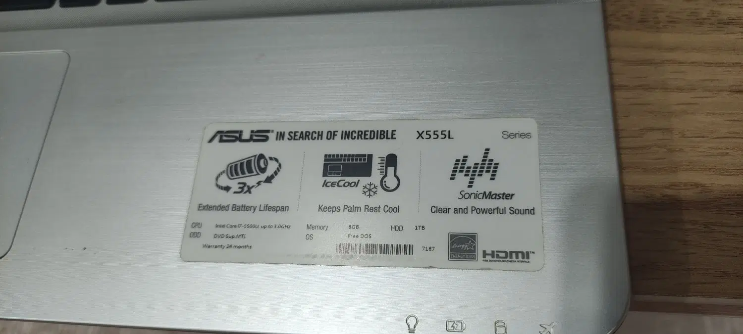 Asus X555L|رایانه همراه|بوشهر, |دیوار