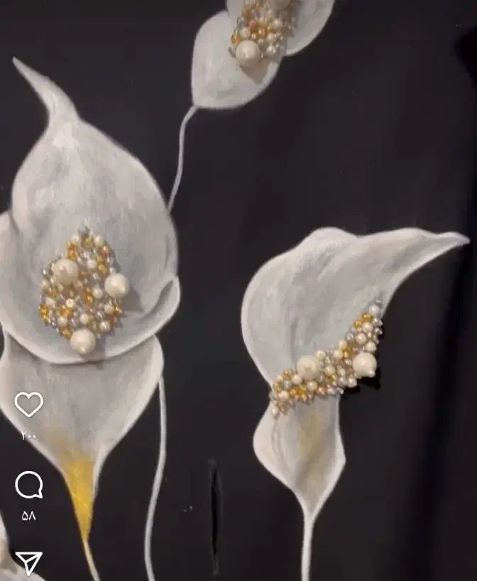 اموزش.نقاشی روی پارچه باجواهردوزی|خدمات آموزشی|گلبهار, شهر جدید گلبهار|دیوار