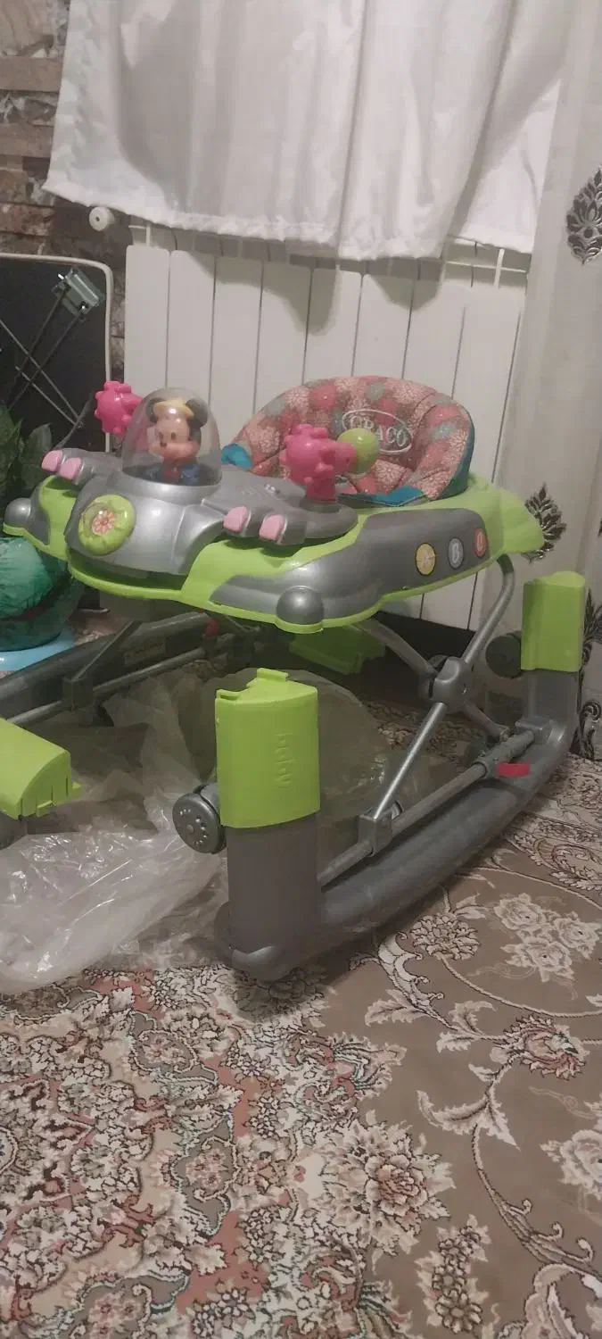 روروئک کودک ۳کاره نو|اسباب و اثاث بچه|محمدیه-قزوین, |دیوار