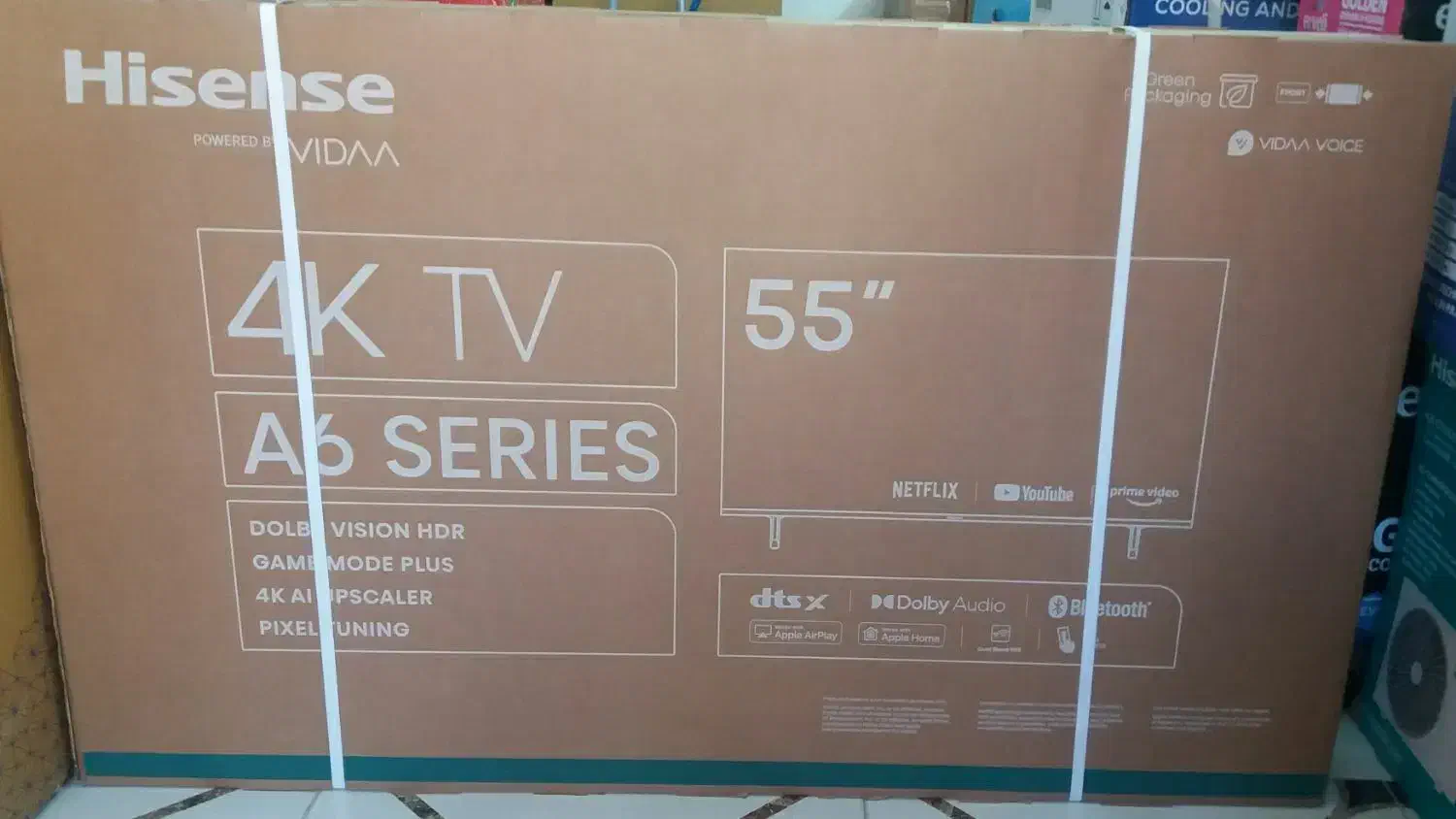 تلویزیون هایسنس ۵۵اینچ|تلویزیون و پروژکتور|گرگان, |دیوار