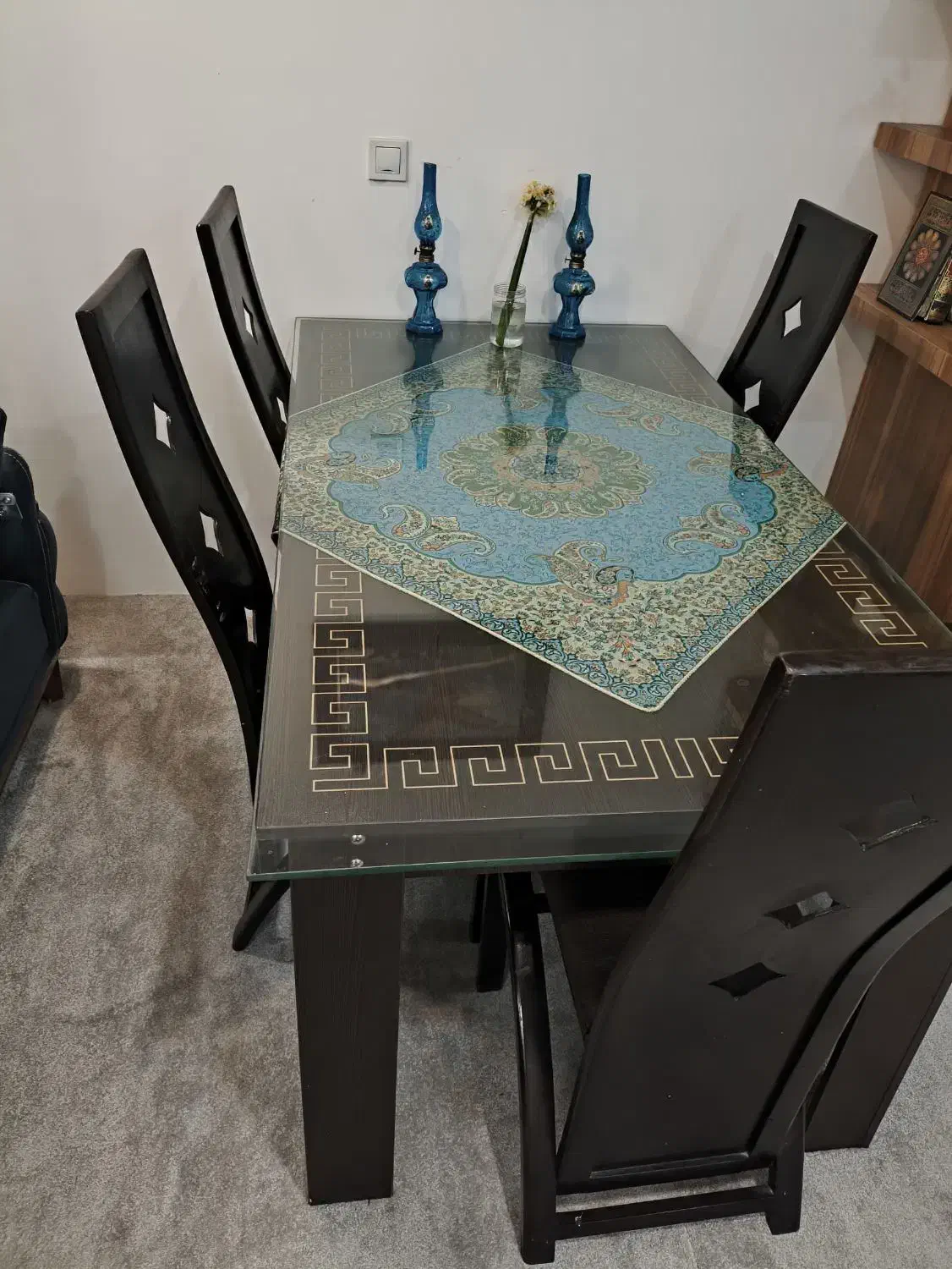 فروش میز ناهارخوری خوری|میز و صندلی غذاخوری|صدرا-فارس, فاز ۱|دیوار