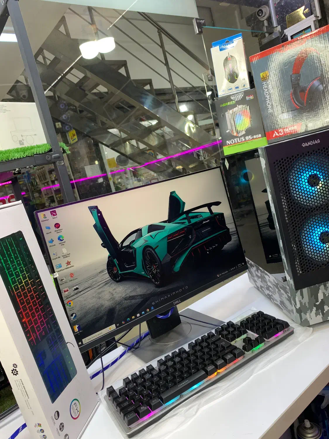 کیس و مانیتور خانگی و بازی قدرتمند|رایانه رومیزی|اهواز, گلستان|دیوار