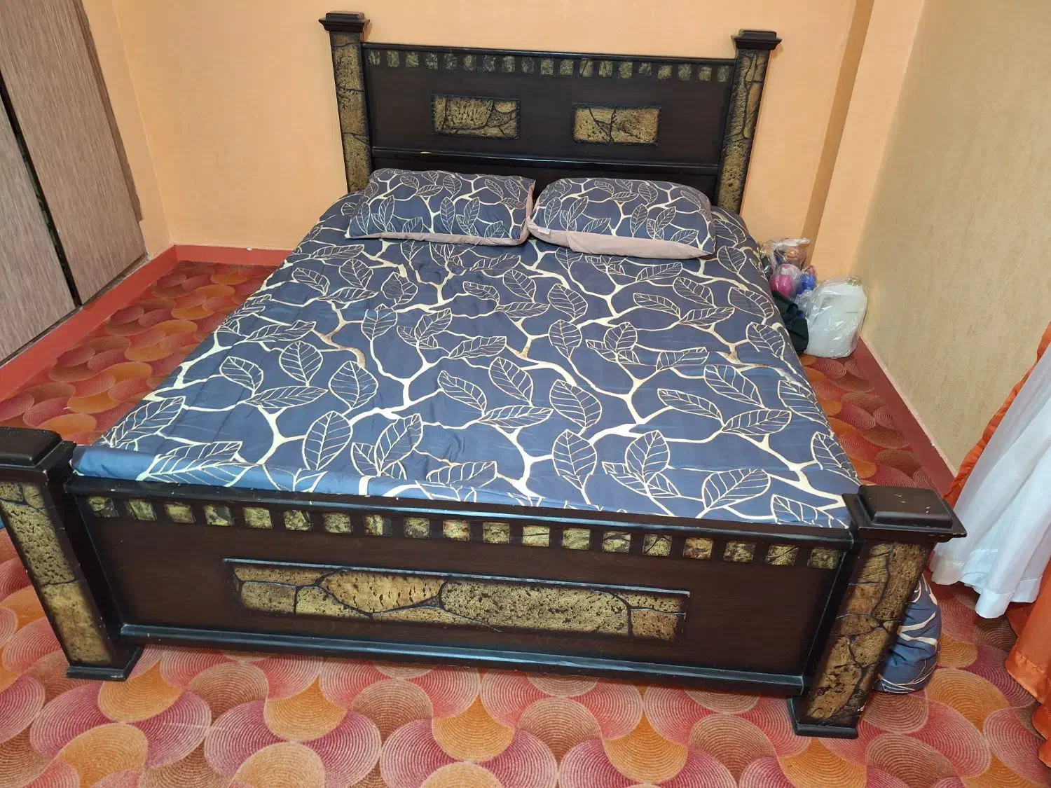 سرویس خواب دو نفره ورساج|تخت و سرویس خواب|مسجد سلیمان, |دیوار