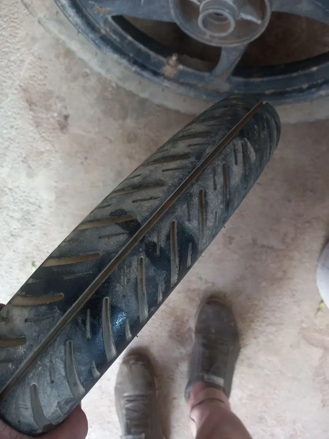 طوقه آپاچی در حد نو|قطعات یدکی و لوازم جانبی|تربت‌حیدریه, پائین ولایت|دیوار