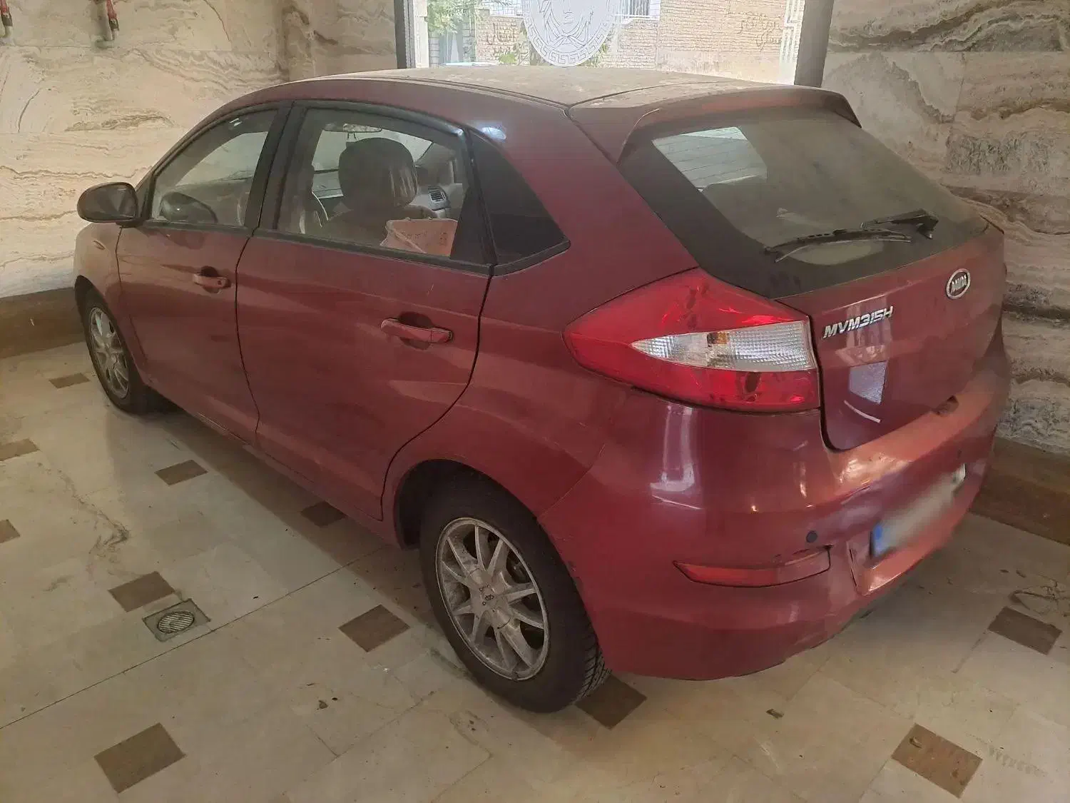 ام وی ام 315H - هاچبک آلبالویی|خودرو سواری و وانت|تهران, جنت‌آباد جنوبی|دیوار