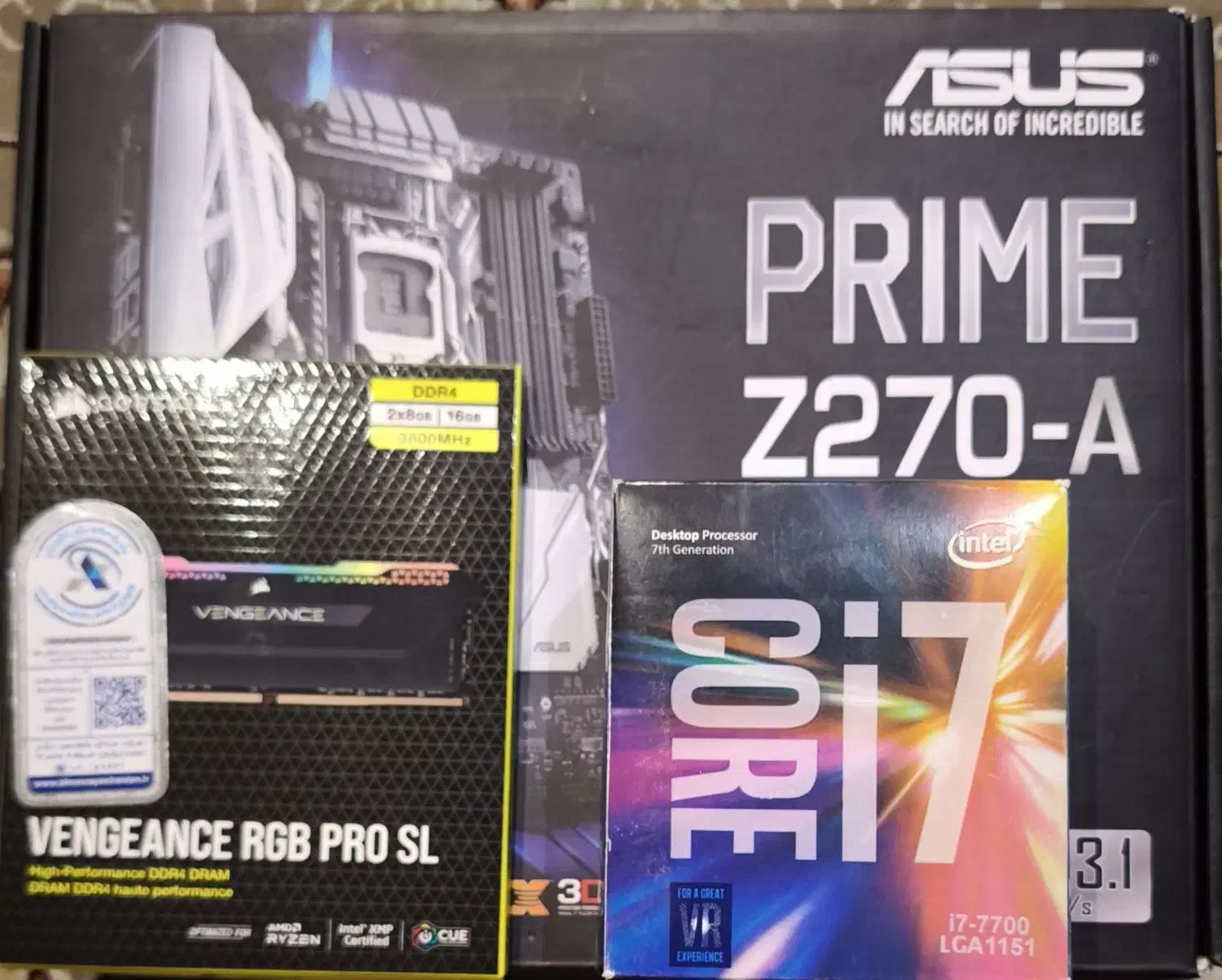 مادربرد+cpu+رم+گرافیک|قطعات و لوازم جانبی رایانه|کرج, حسین‌آباد|دیوار