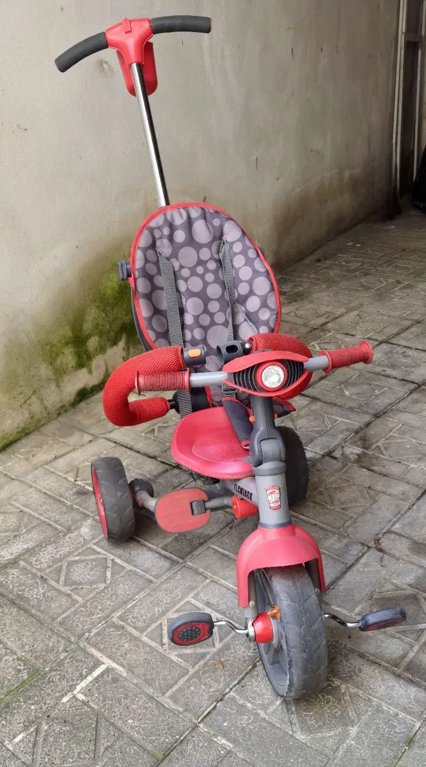 سه چرخه کیفیت عالی فلامینگو جمع شونده|دوچرخه، اسکیت، اسکوتر|رشت, شالکو|دیوار