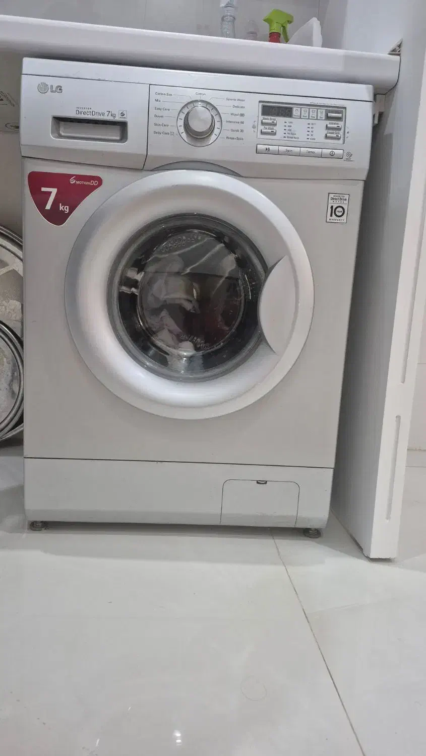لباسشویی تمام اتوماتیک LG اصل کره|ماشین لباسشویی و خشککن لباس|ملکآباد, |دیوار
