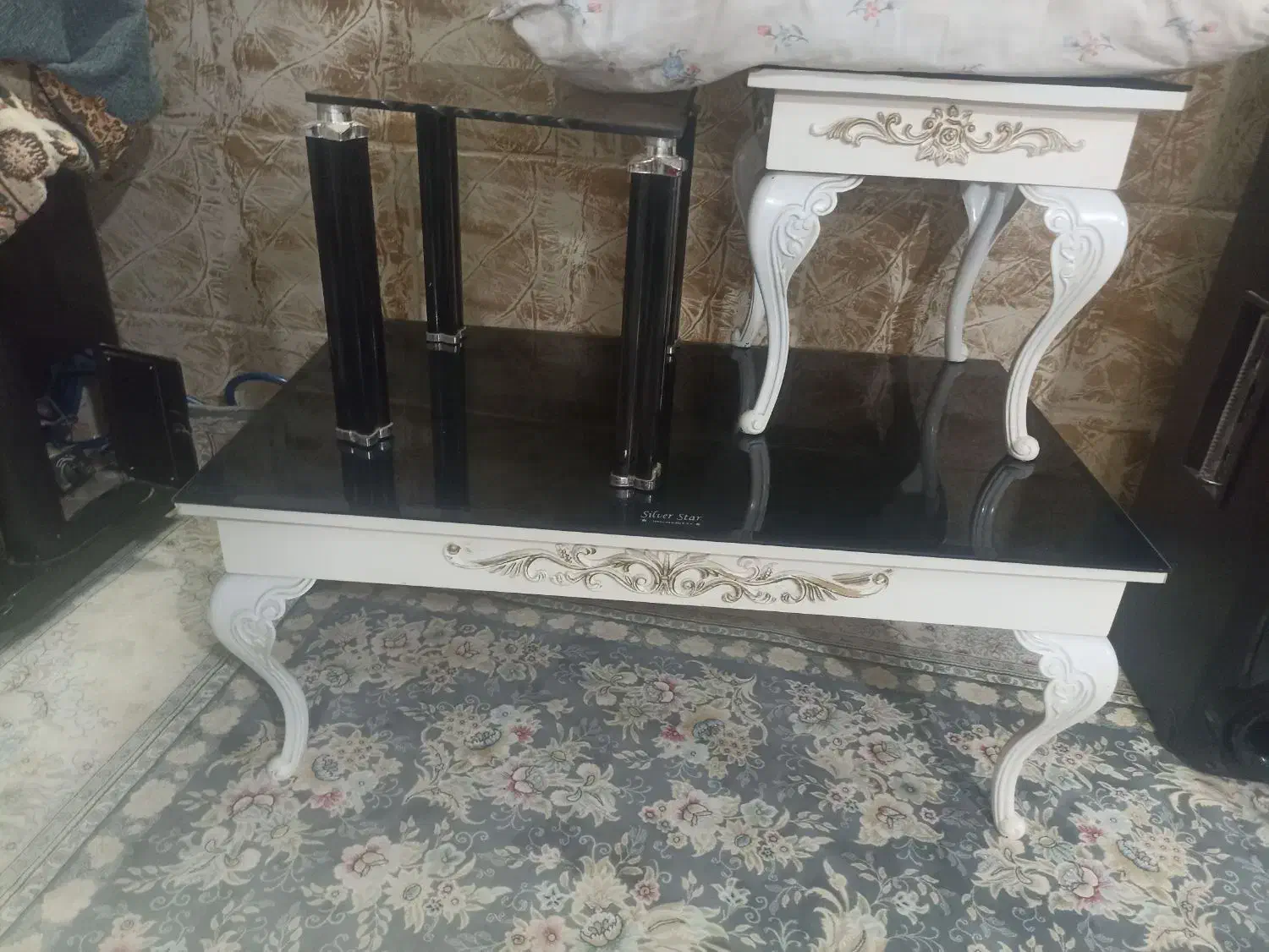 مبل هفت نفره کارکرده ولی تمیز|مبلمان خانگی و میز عسلی|دهاقان, |دیوار
