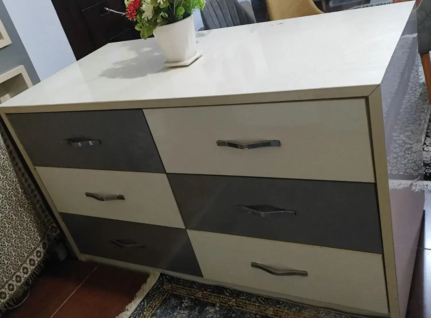 میز جزیره 3 کاره ، ام دی اف، هایگلاس ،کشو کابینت|مبلمان خانگی و میز عسلی|اهواز, فاز ۲ پادادشهر|دیوار