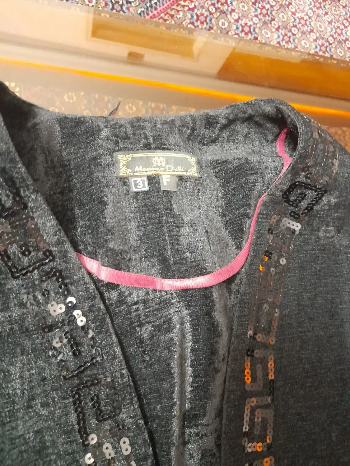 مانتو مشکی مخمل|لباس|زنجان, |دیوار