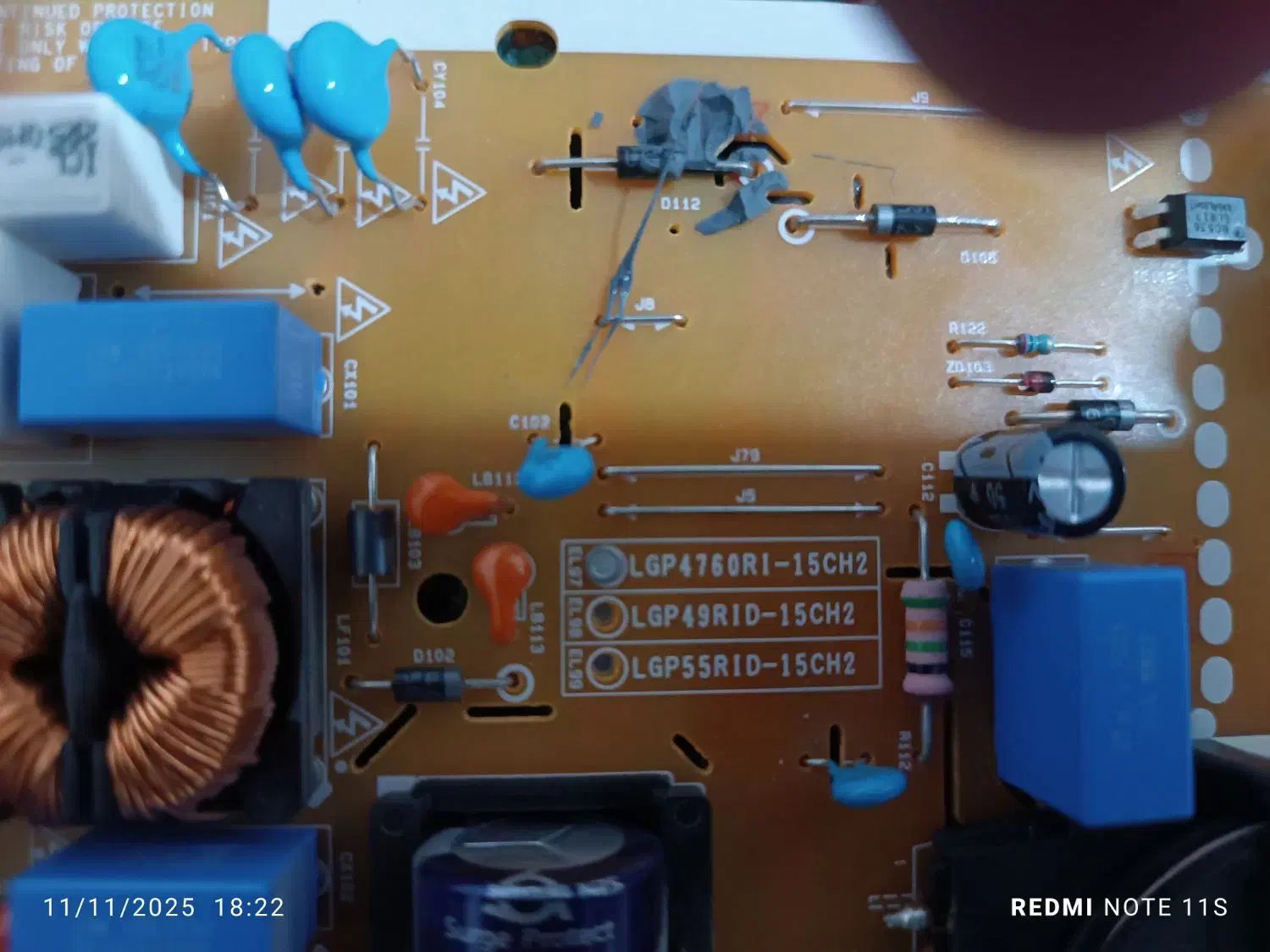 برد پاور ال جی|تلویزیون و پروژکتور|خرم‌آباد, |دیوار