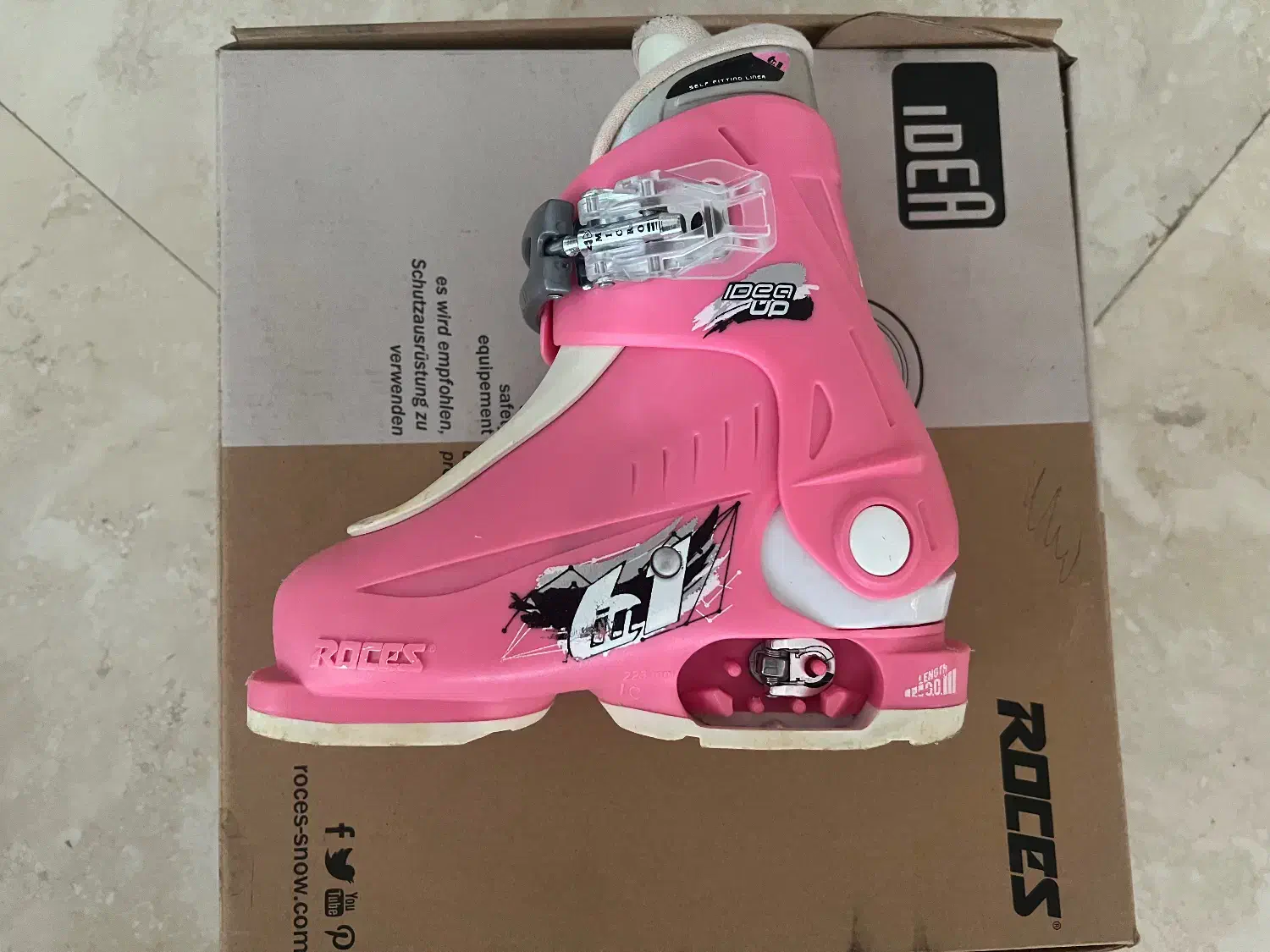 کفش اسکی کودک رنگ صورتی|دوچرخه، اسکیت، اسکوتر|تهران, شهرک آتی شهر|دیوار