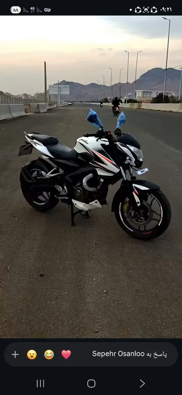 ns 200 مدل 95|موتورسیکلت|قرچک, مهدیه|دیوار