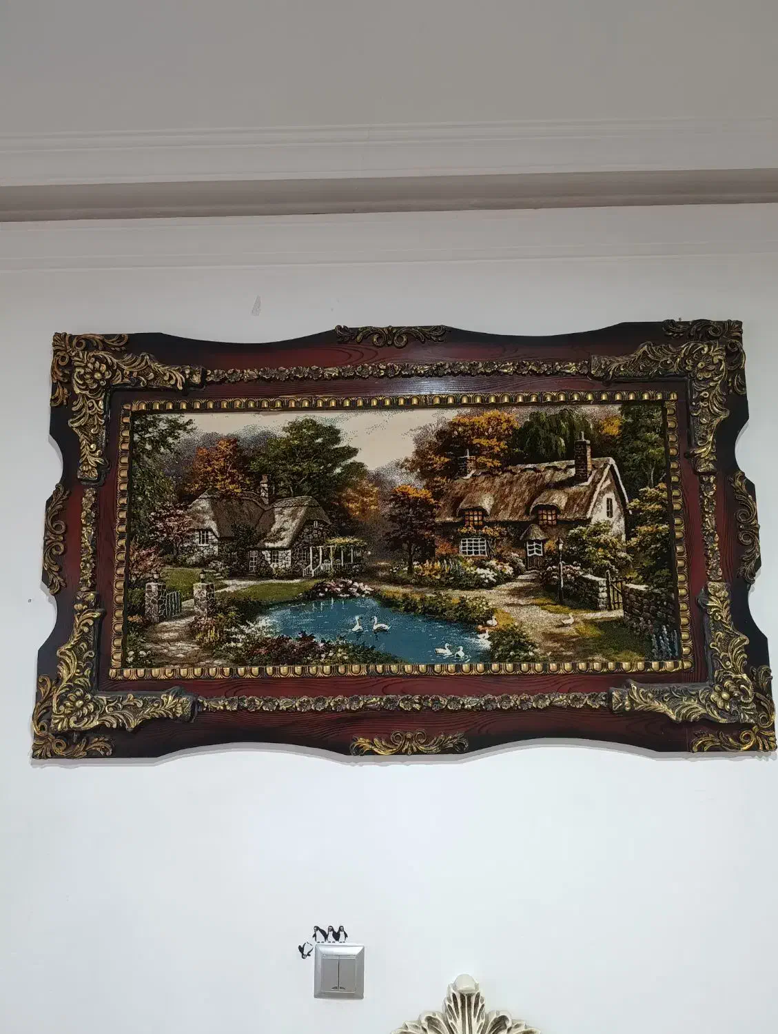 تابلو فرش کاملاً سالم|تابلو فرش|رباطکریم, نصیرشهر|دیوار