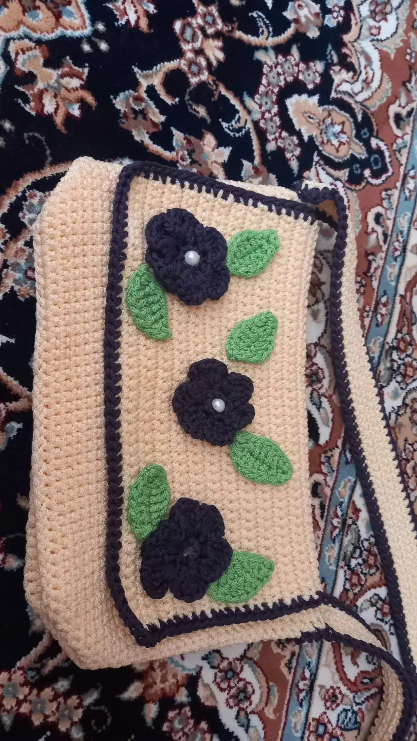 کیف مکرومه|صنایع دستی و سایر لوازم تزئینی|مشهد, سرافرازان|دیوار