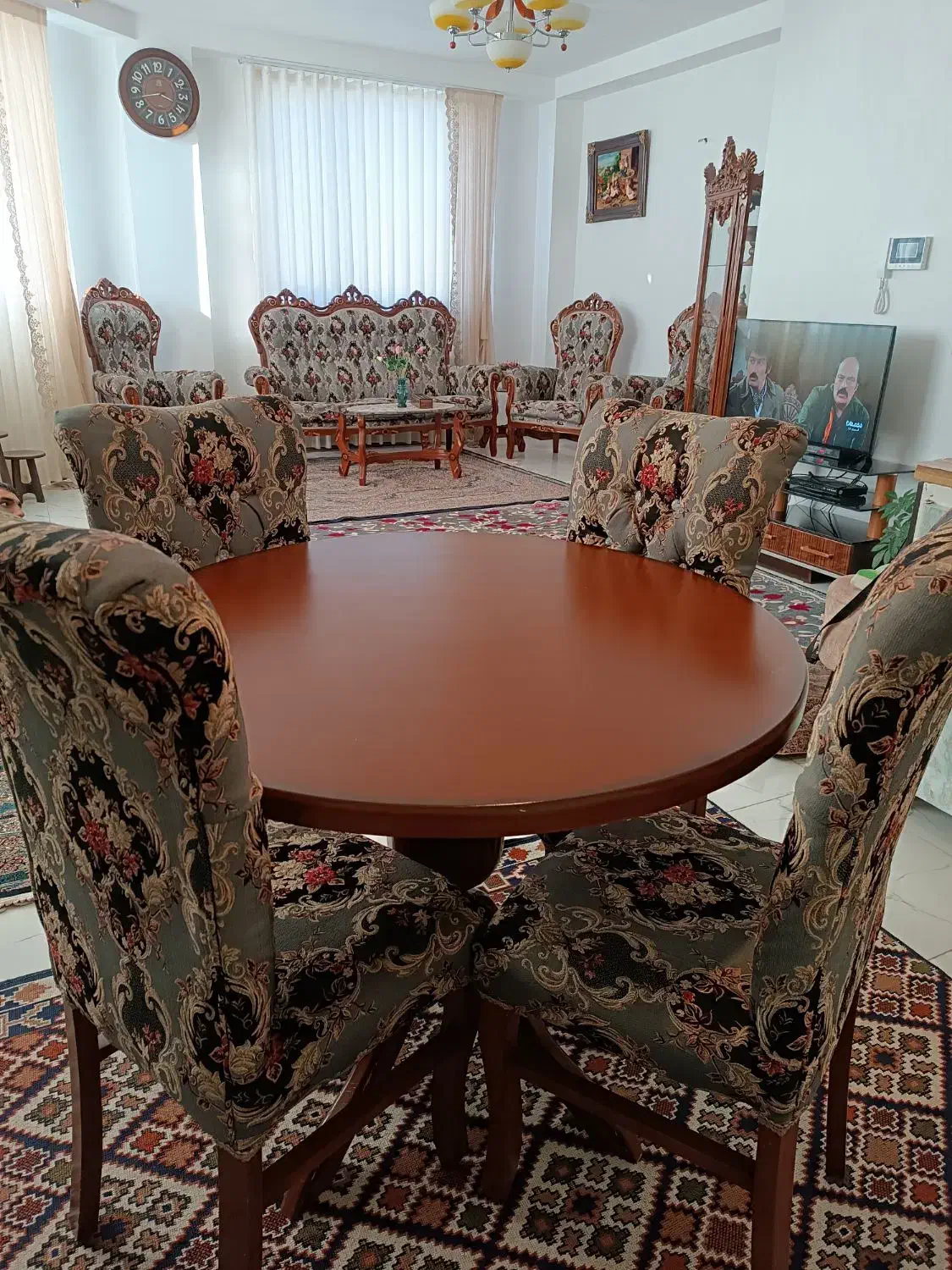 میز غذاخوری|میز و صندلی غذاخوری|زنجان, |دیوار