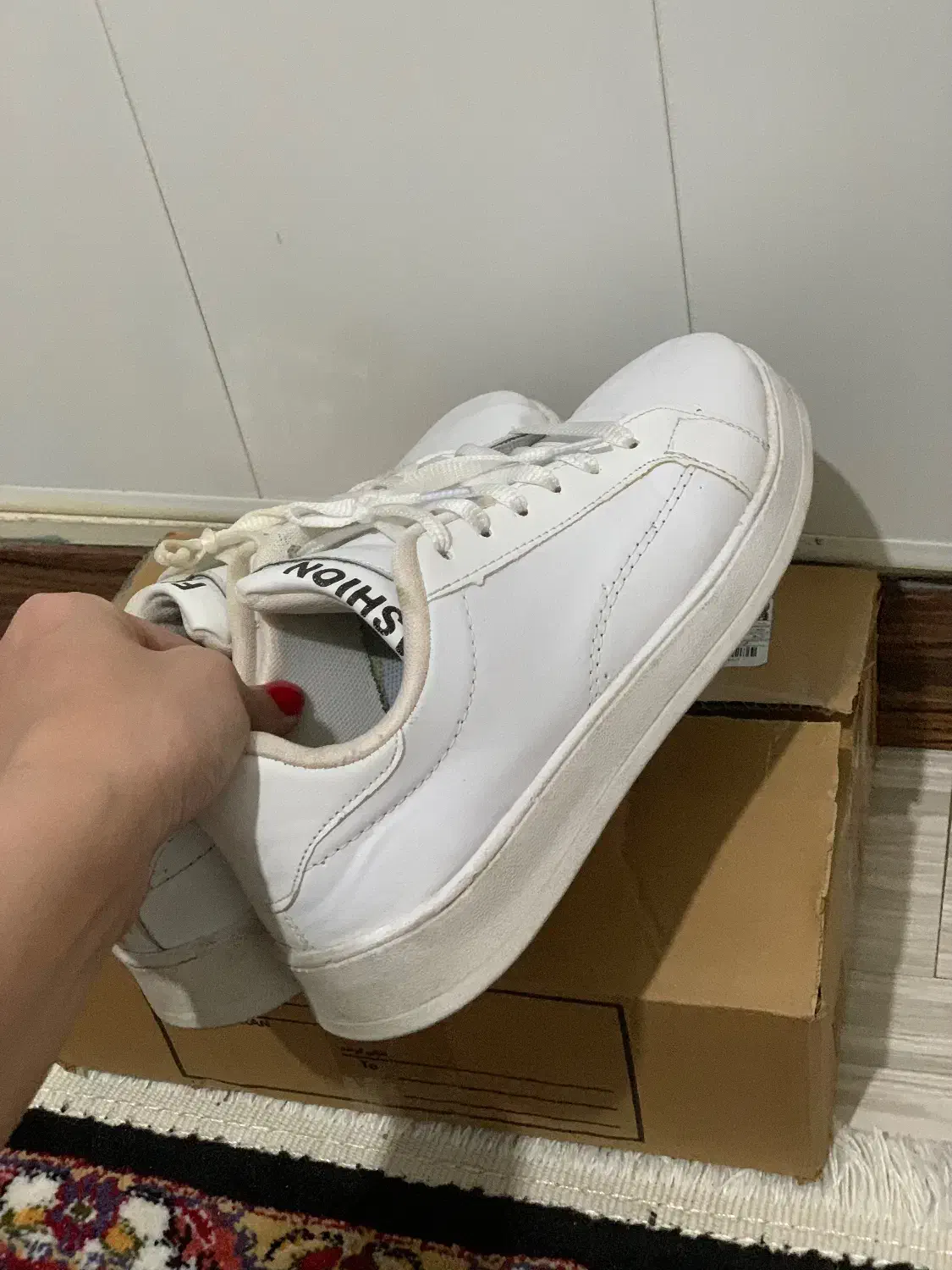 کفش ونس سفید|کیف، کفش، کمربند|نکا, |دیوار