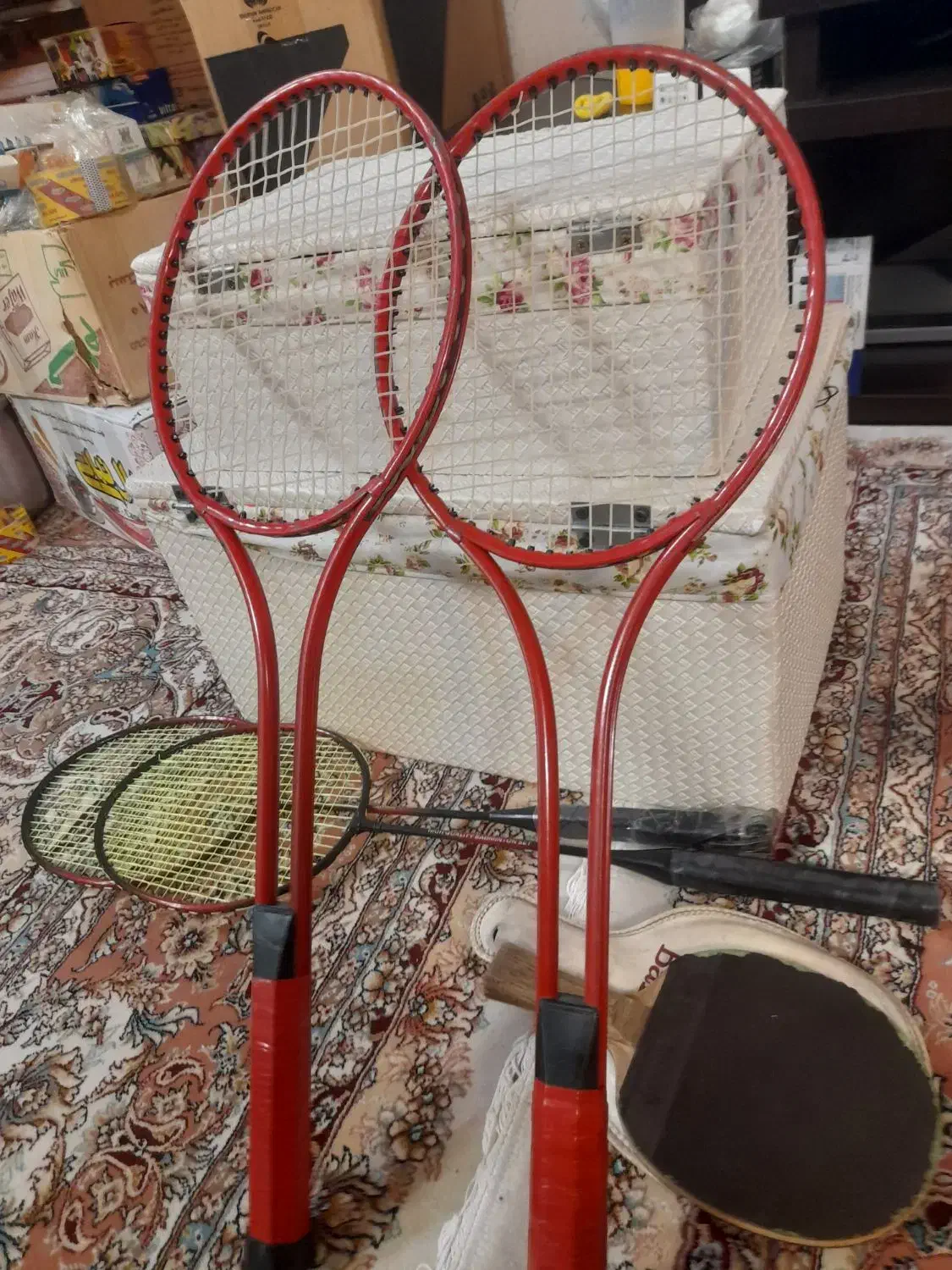 یک جفت راکت تنیس کلکسیونی تایوان|ورزش‌های توپی|اسلام‌شهر, شهرک واوان|دیوار