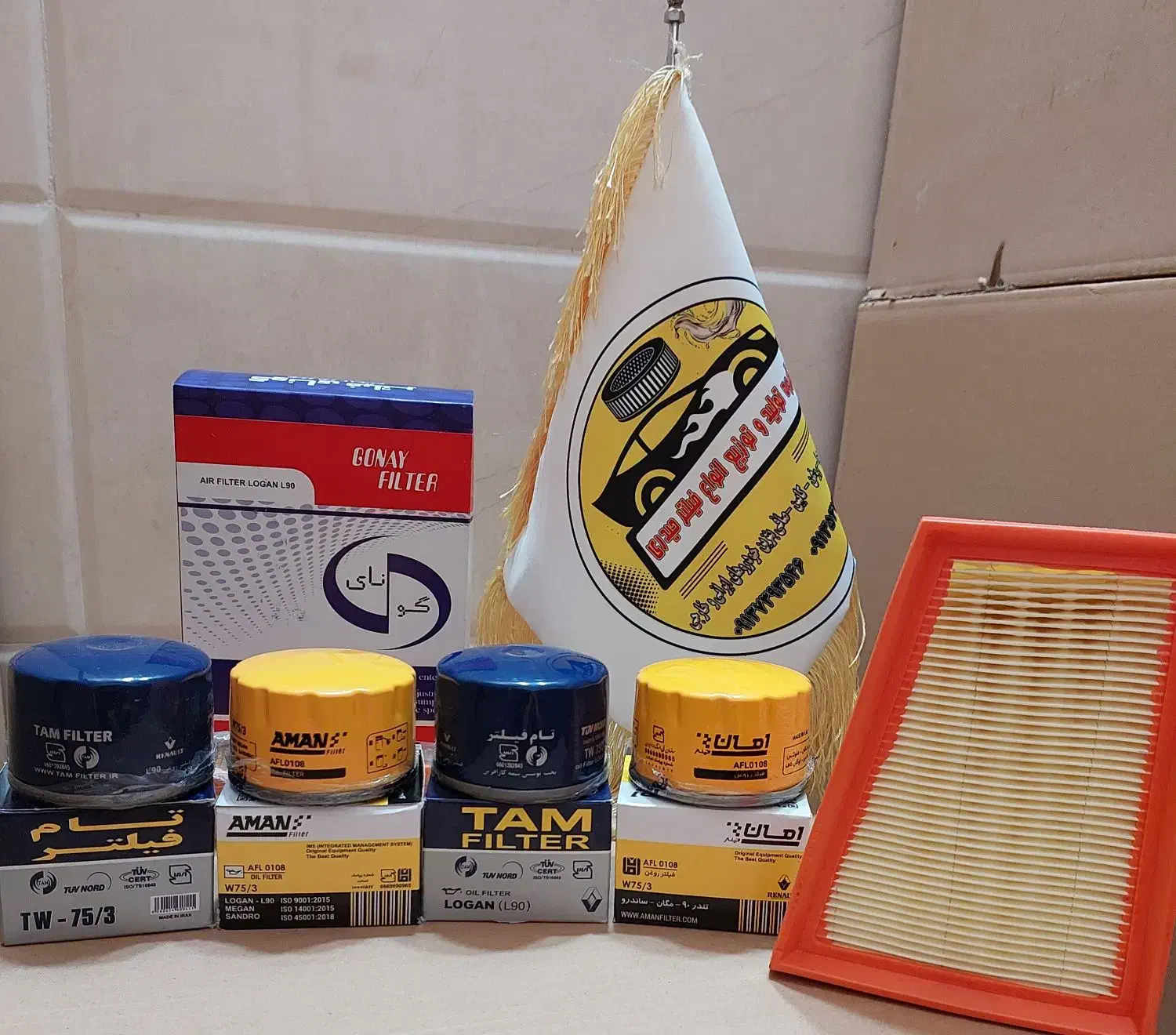 تولید و پخش انواع فیلتر هوا و فیلتر روغن خودرو|قطعات یدکی و لوازم جانبی|اصفهان, شفق|دیوار