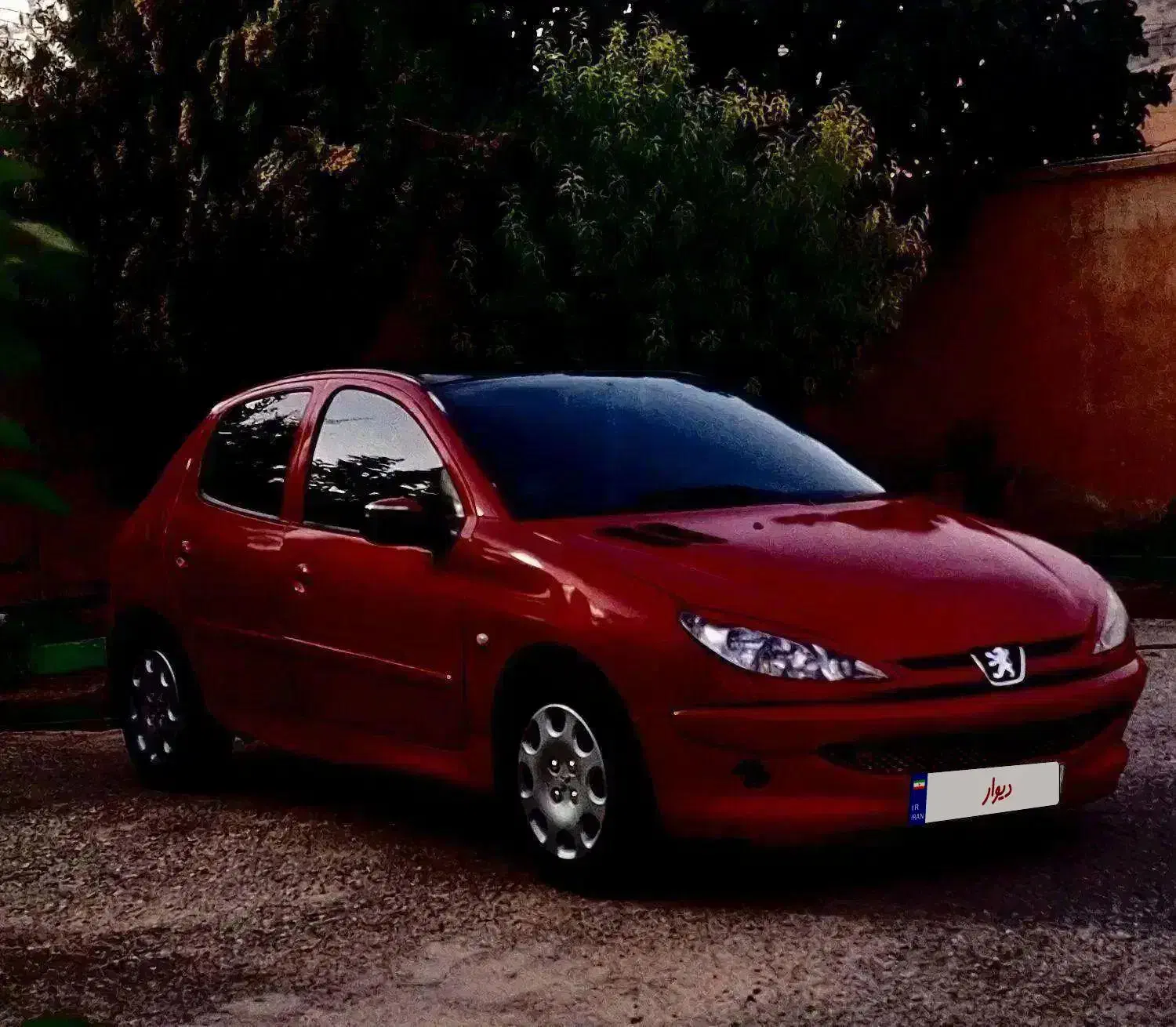 پژو 206 تیپ 3 آلبالویی|خودرو سواری و وانت|ایلام, |دیوار