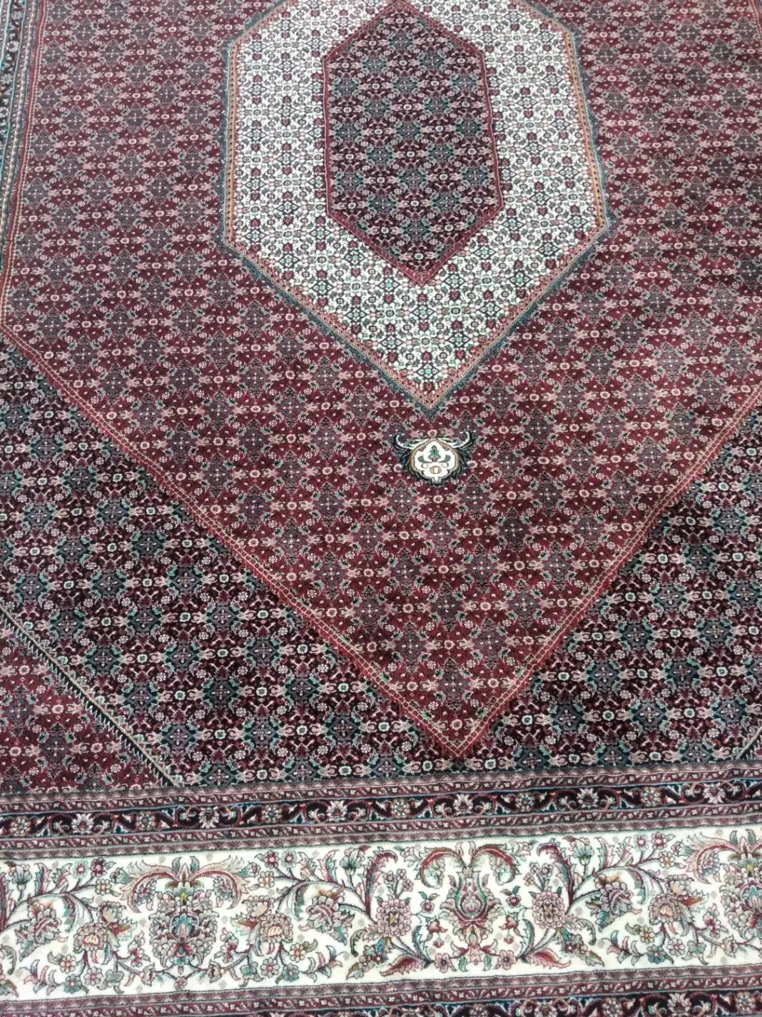 فرش ماشینی طرح بیجار 2 تخته نو|فرش|قیدار, |دیوار