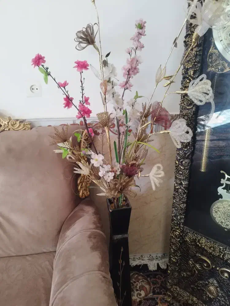 ساعت ایستاده و گلدان|ساعت دیواری و تزئینی|مهران (ایلام), |دیوار