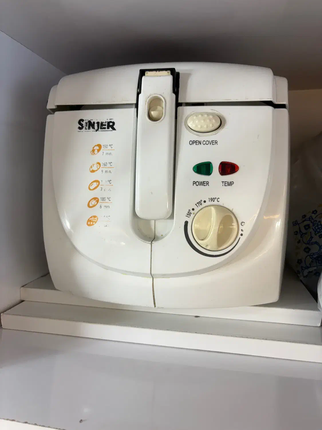 سرخ کن سینجر کاملا سالم فروش فوری ب علت جا ب جایی|اجاق گاز و لوازم برقی پختوپز|تالش, هشتپر|دیوار