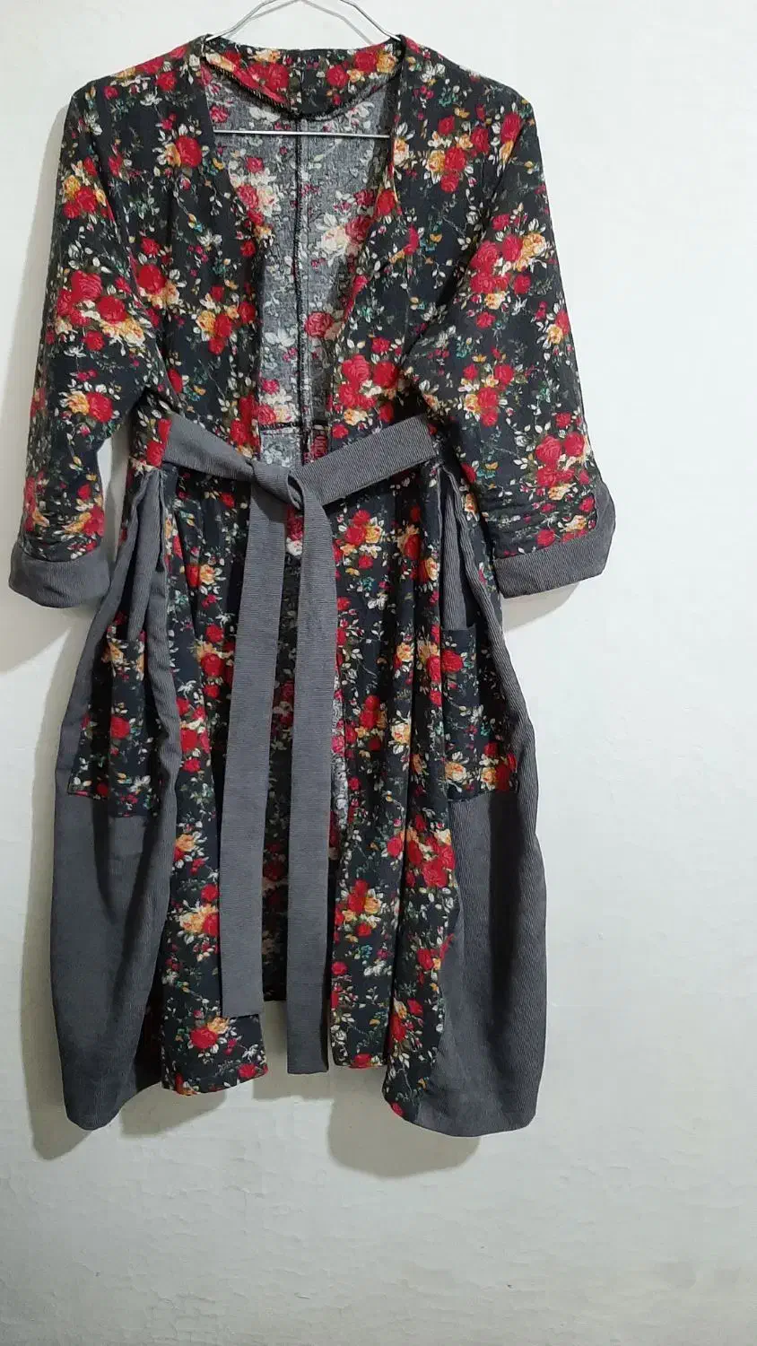 سارافون دو تیکه همراه با شال|لباس|آشتیان, |دیوار