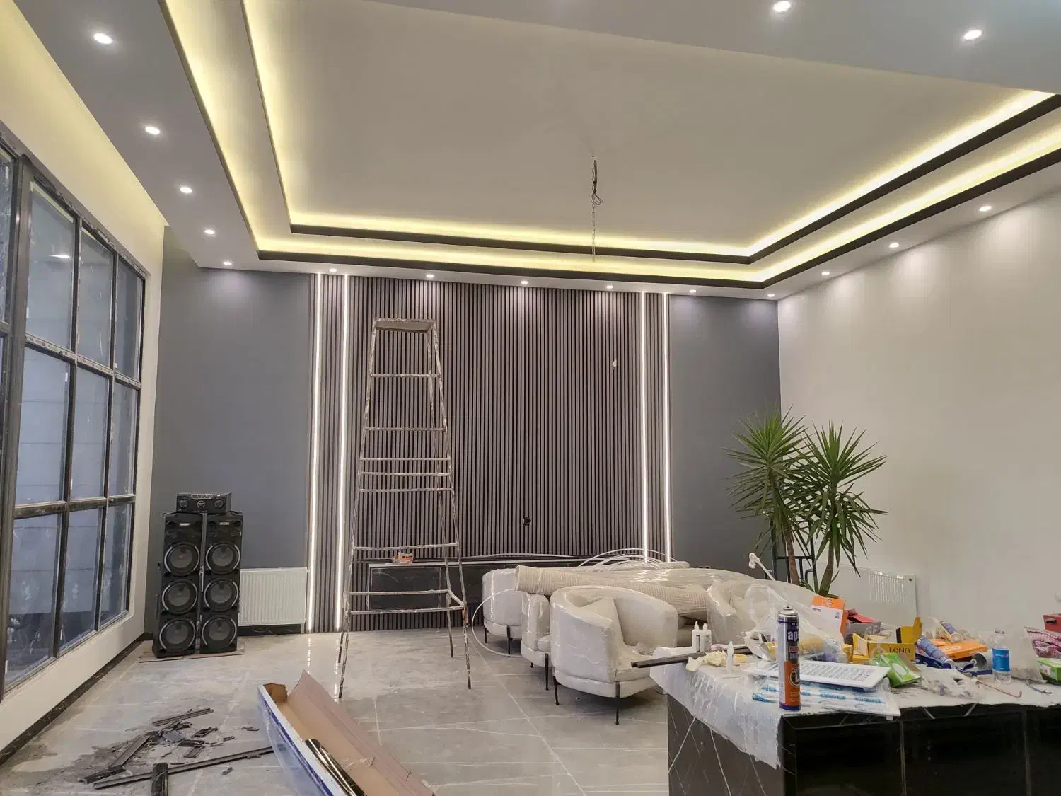 پخش و اجرا سقف کاذب .کناف.دیوارپوش کابینت|خدمات پیشه و مهارت|کرج, دهقان ویلا|دیوار