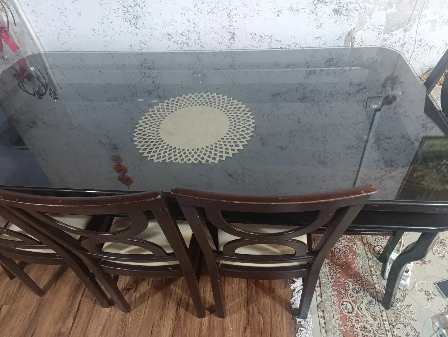 میز8نفره نهار خوری|میز و صندلی غذاخوری|شیراز, بالا کفت|دیوار