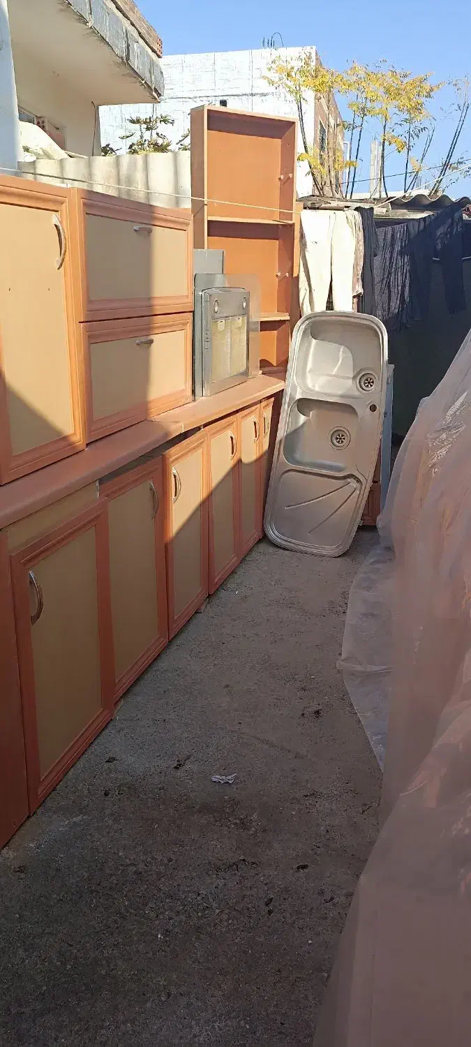 کابینت ام دی اف و سینک و هود شهر دلند|مصالح و تجهیزات ساختمان|گنبد کاووس, |دیوار