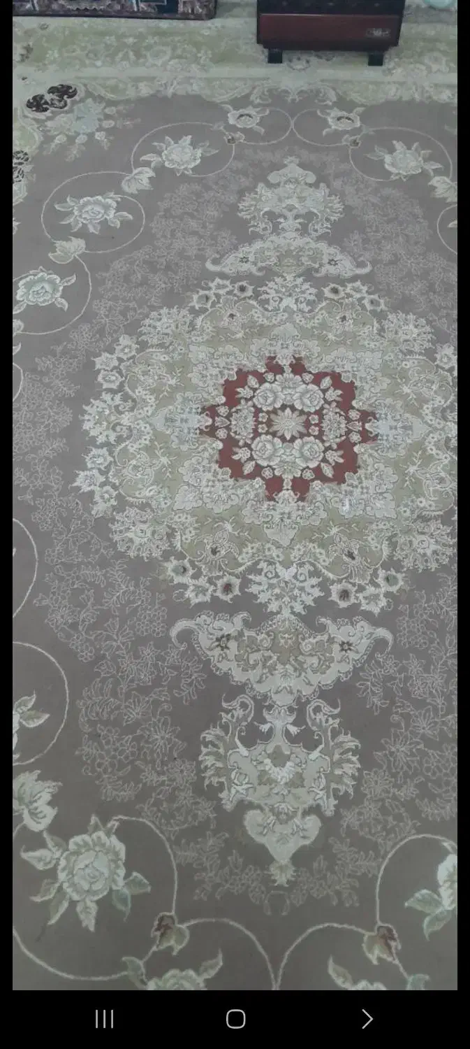 فرش ۱۲متری ماشینی رنگ کرم|فرش|مهدی شهر, |دیوار