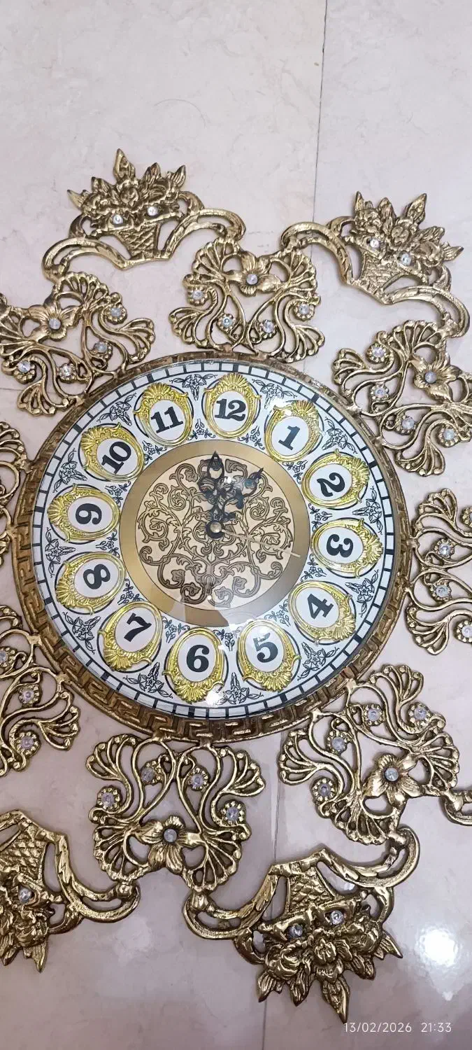 ساعت برنزی|ساعت دیواری و تزئینی|تهران, خاک سفید|دیوار