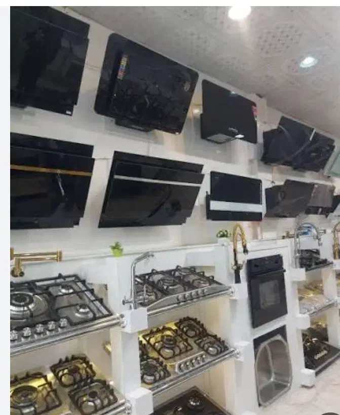 گاز رومیزی مدل چدن گرد و هود روکار مدل دوشیشه ۵۶z|مصالح و تجهیزات ساختمان|مشهد, فدک|دیوار