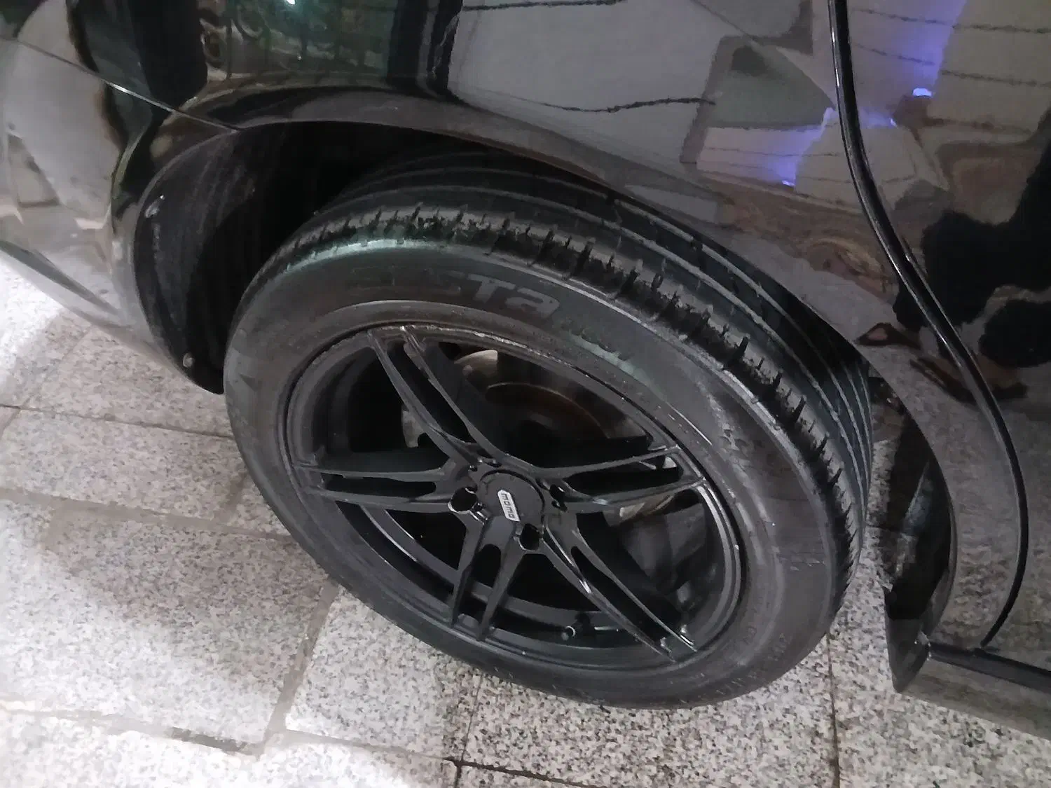 رینگ مومو سایز ۱۶  با لاستیک خارجی|قطعات یدکی و لوازم جانبی|خرم‌آباد, |دیوار