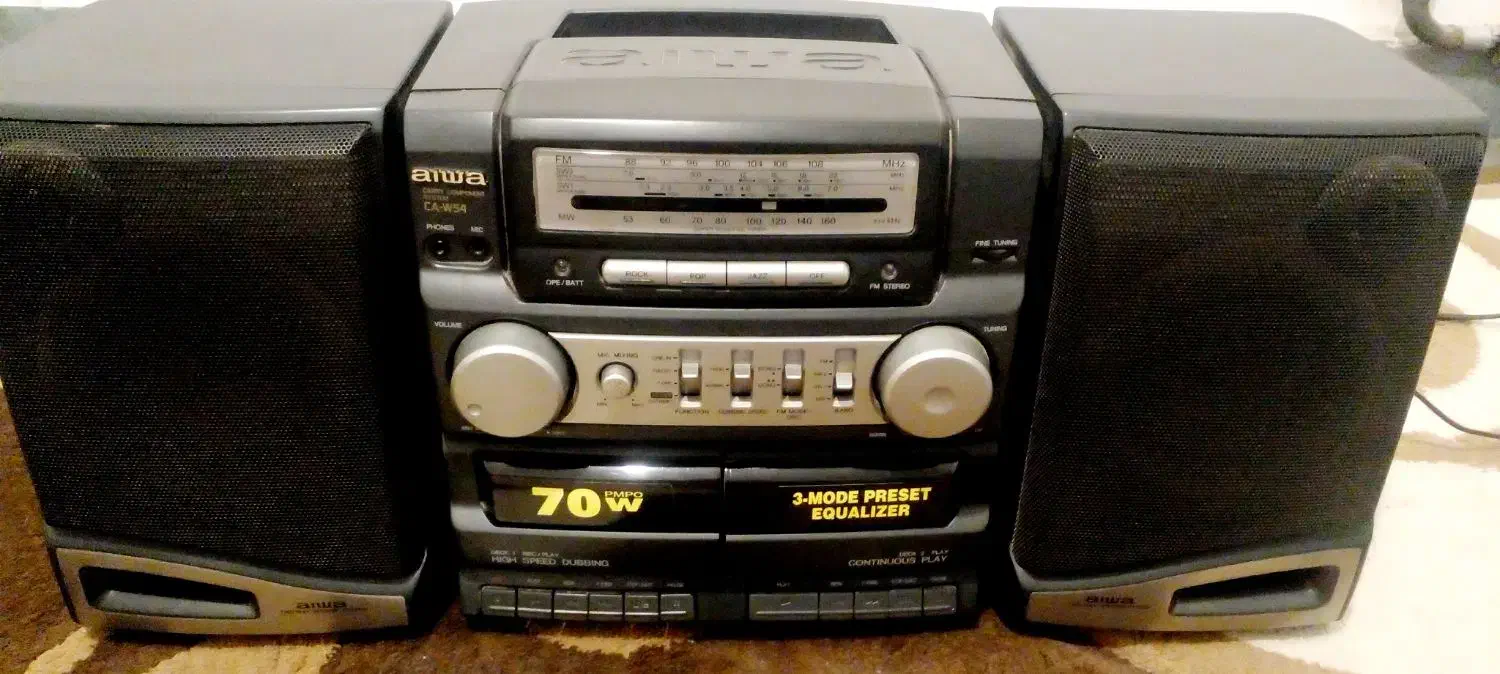 رادیو ضبط ایوا اصل ژاپن.مدل w54sh|سیستم صوتی خانگی|اهر, |دیوار