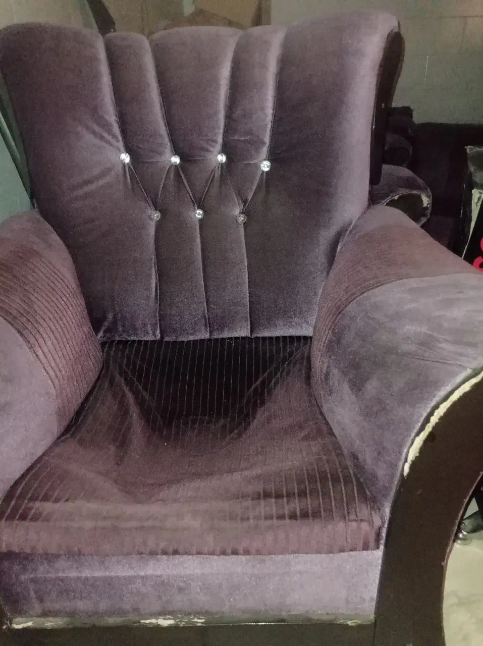 مبل ۷ نفره|مبلمان خانگی و میز عسلی|میانه, |دیوار