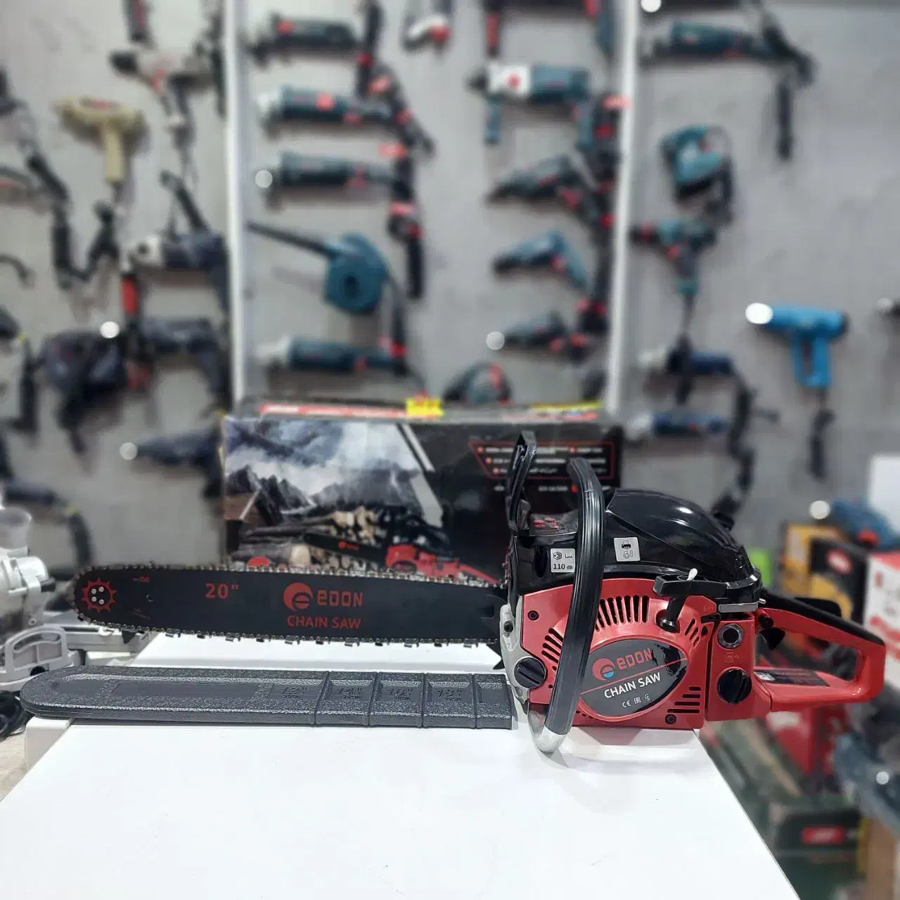 اره بنزینی (موتوری برقی بنزینی زنجیری)درخت بر ادون|ابزارآلات|قدس, شهر‌قدس|دیوار