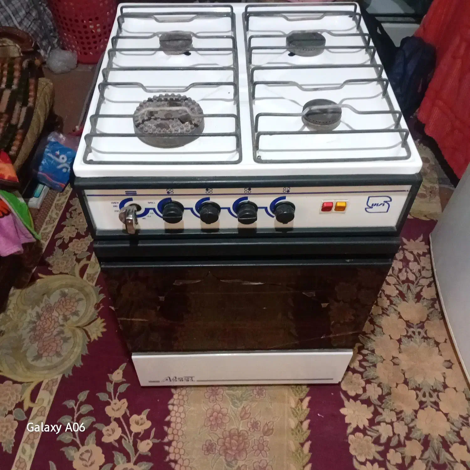 فر گاز ۴ شعله|اجاق گاز و لوازم برقی پخت‌وپز|ابریشم, |دیوار