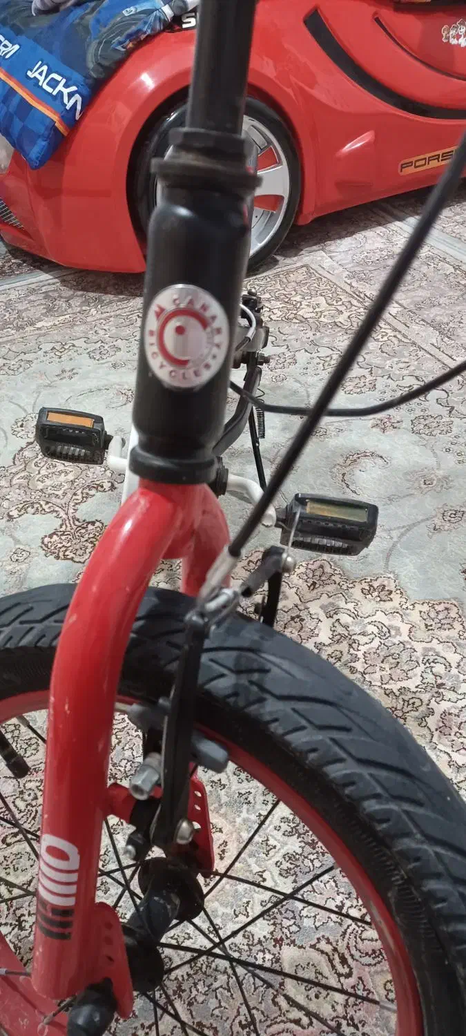 دوچرخه ۱۶مارک قناری مدل بلدوزر|دوچرخه، اسکیت، اسکوتر|یاسوج, |دیوار