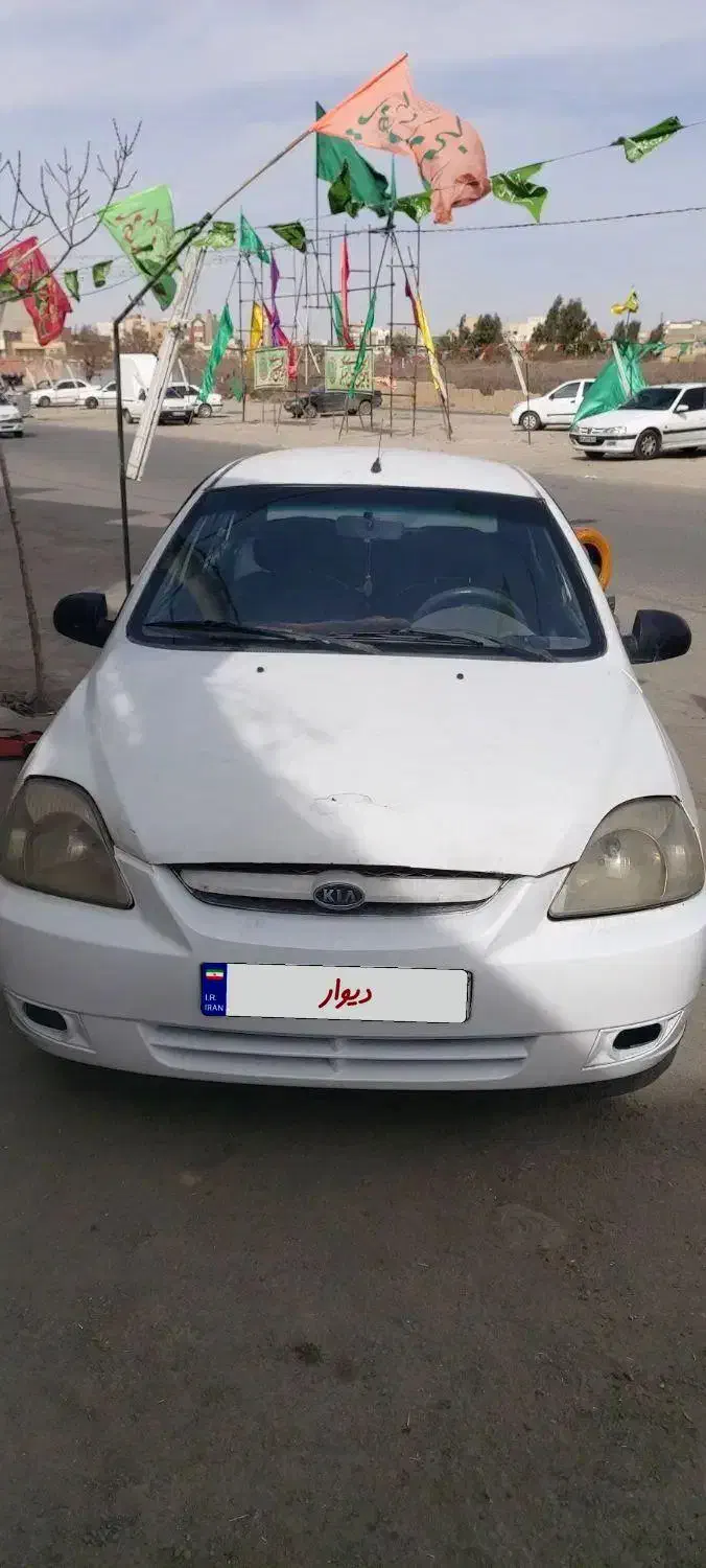 ماشین ریو مدل ۸۷ سفید|خودرو سواری و وانت|قم, یزدان‌شهر|دیوار