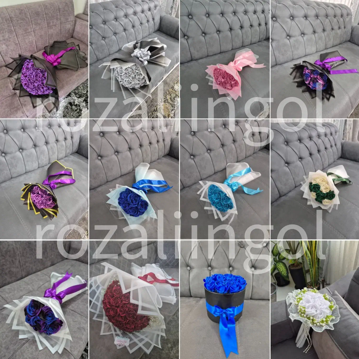 دسته گل ربانی بابهترین کیفیت وکمترین قیمت|گل مصنوعی|مشهد, ایثار|دیوار